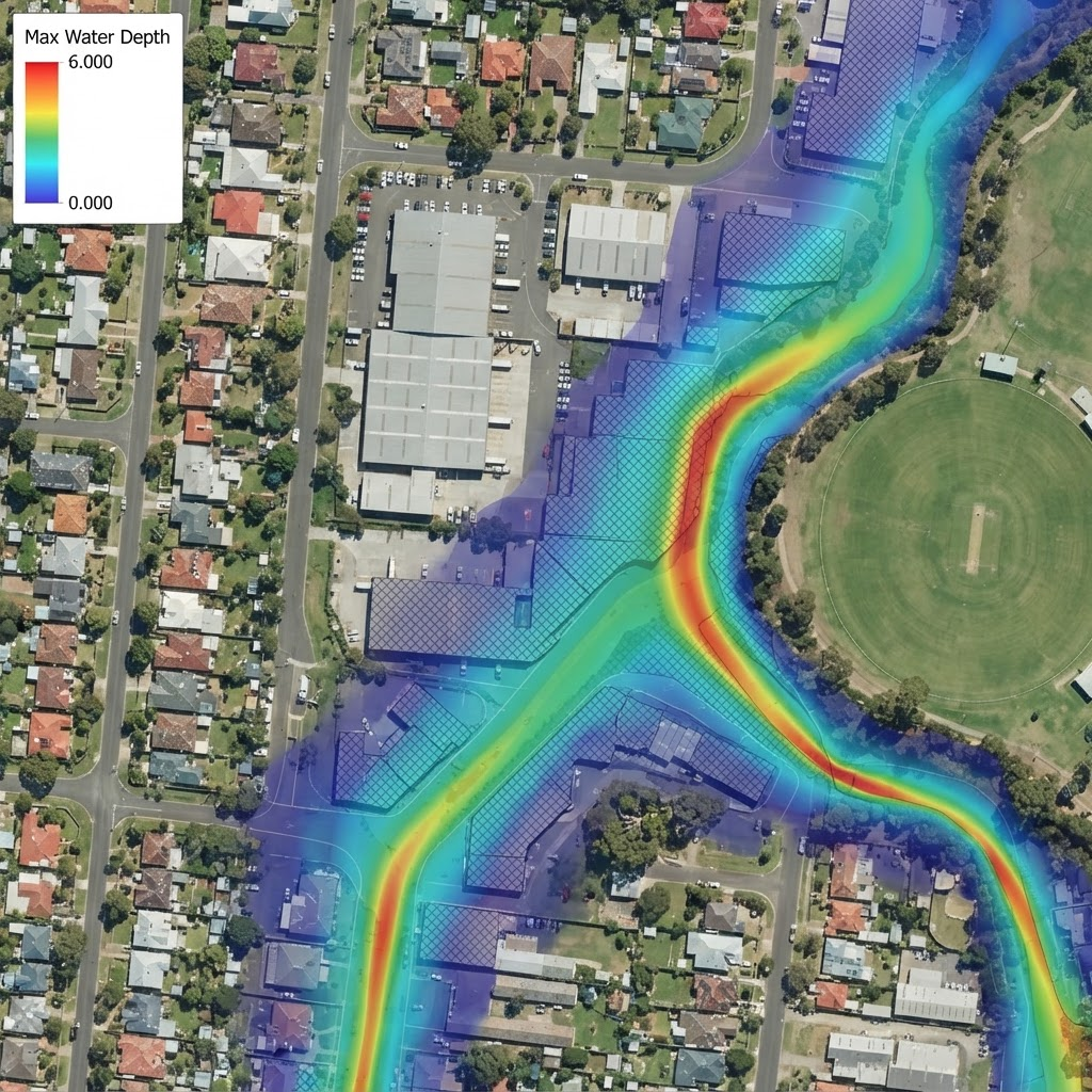 Flood Modelling engineering work